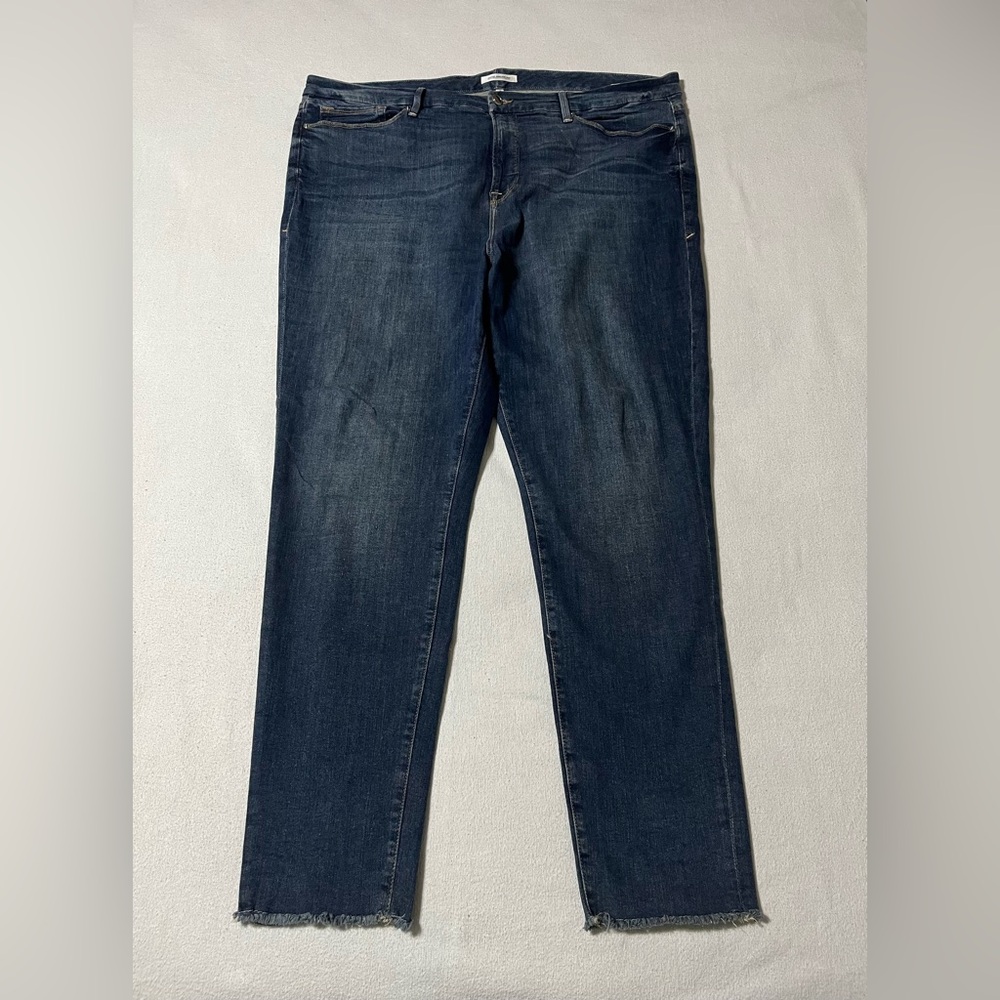 Good‎ American Women's Blue Denim Skinny Leg Stretch Jeans Size 24 (43x29.5)